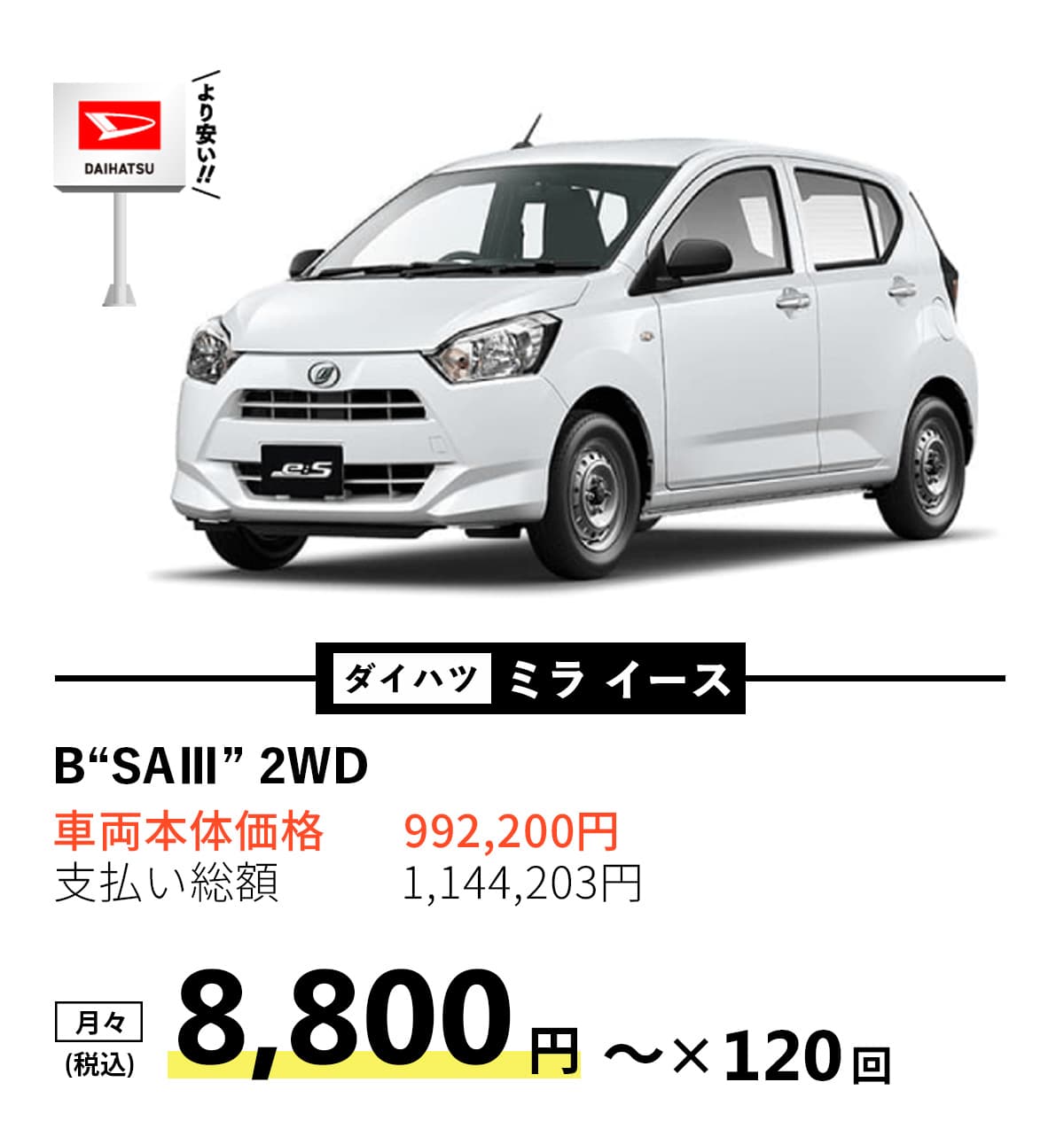 ダイハツ ミラ イース