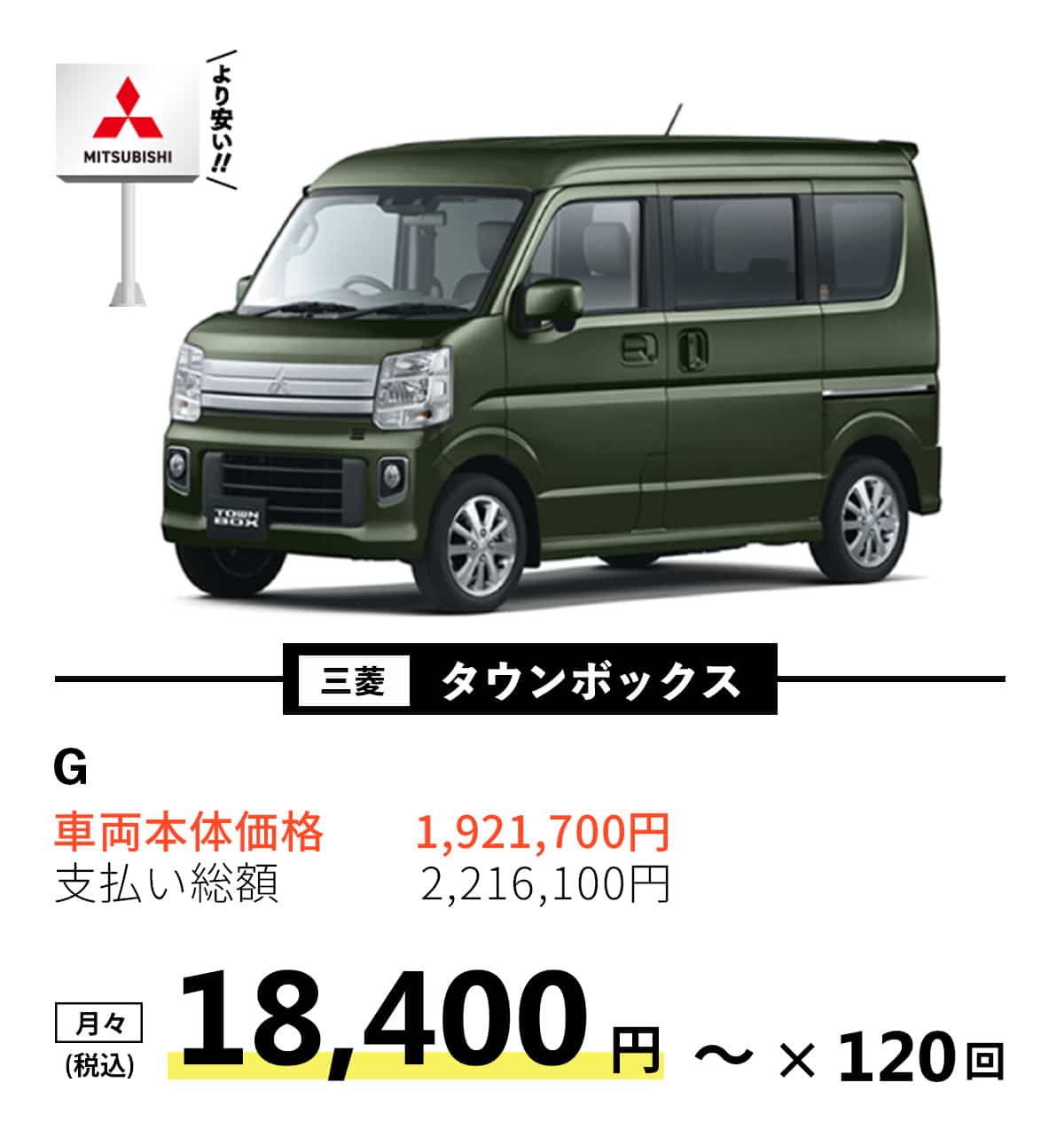 三菱 タウンボックス