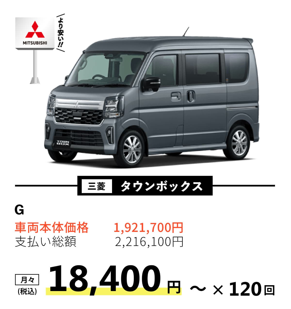 三菱 タウンボックス